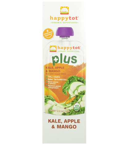 Happy Tot Organic Toddler Food Plus, Kale Apple & Mango