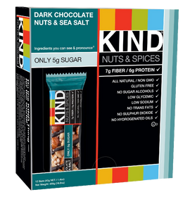KIND Nuts & Spices, Dark Chocolate Nuts & Sea Salt