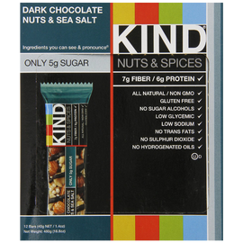 KIND Nuts & Spices, Dark Chocolate Nuts & Sea Salt