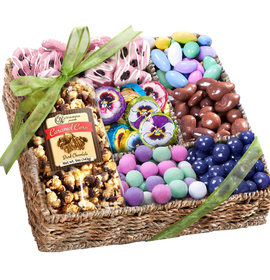 Spring Chocolate, Sweets, and Treats Gift Basket